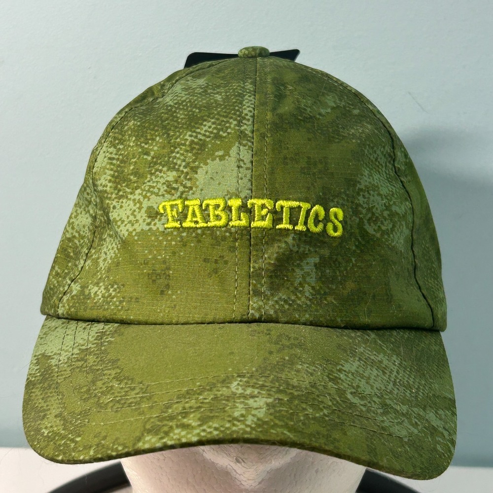 Fabletics Ripstop Dad Hat Green Adjustable Unstructured Baseball Cap OSFM NEW